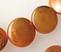 AA Champaign Gold 11mm Coin Pearls