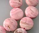 Rhodochrosite 10mm Coin 