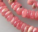 Rhodochrosite 5mm Rondelle