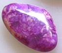 Purple Sugilite 25x15mm Triangle Pendant 