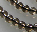 Smokey Quartz 4mm Smooth Round