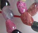 Multi Tourmaline 7x9mm Tumble Nugget Beads