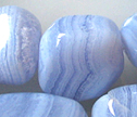 Blue Lace Agate Chunky 18x20mm Nugget Beads