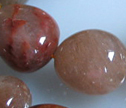 Brown Rutilated Quartz 20x25mm Nugget Beads