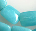 Deep Amazonite 10x14mm Smooth Cushion Beads