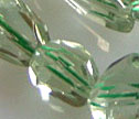 AA Green Amethyst Faceted 9x10mm Nugget Beads