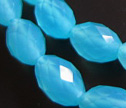 AAA Peruvian Chalcedony Faceted 6x9mm Olive Beads Hong Kong