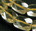 Lemon Quartz 8x12mm Faceted Cushion Beads